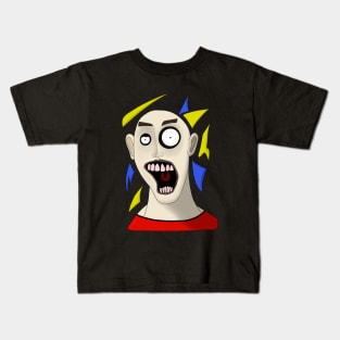 Man Screaming Insanely Kids T-Shirt